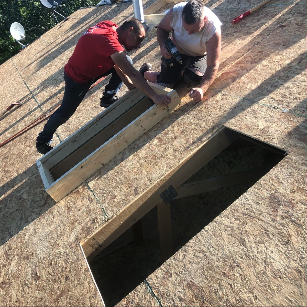 Skylight Frame Install